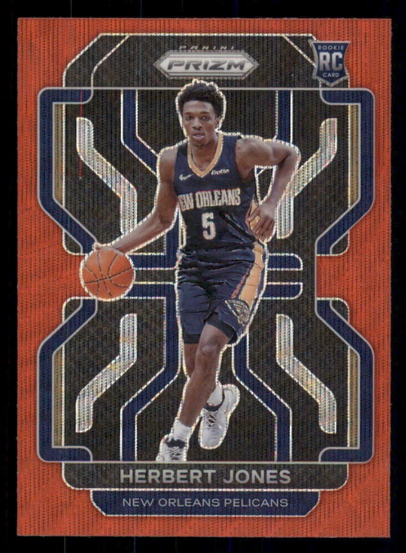 Herbert Jones 2021-22 Panini Prizm #329 Ruby Wave RC New Orleans Pelicans