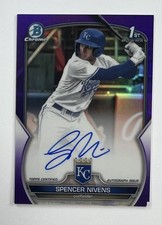 2023 Bowman Chrome #CDA-SN Spencer Nivens Auto 215/250 CKP