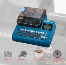 Impresora de tubos con número de cable K550 tubo termorretráctil máquina de marcado de etiquetas de cable