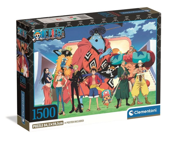 Clementoni - Puzzle 1500 Teile FüR Erwachsene Und Jungen, One Piece (Us Import)-image