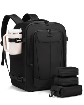 LOVEVOOK Travel Backpack for Men, 40L Carry on Backpack Flight Approved with ...