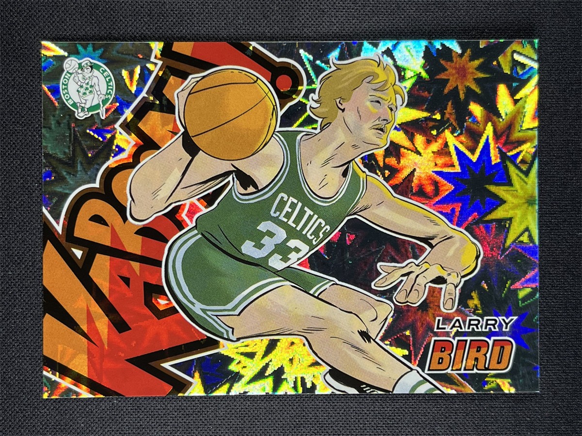 2024-25 Panini Revolution Basketball Larry Bird #35 Kaboom! Celtics Case Hit SSP