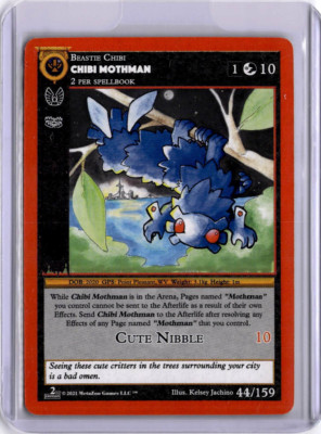 #44/159 - CHIBI MOTHMAN - REGULAR - CRYPTID NATION 2ND ED - METAZOO - ENGLISCH