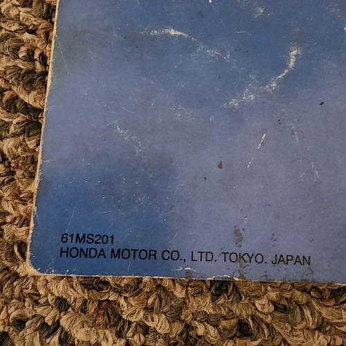 Honda Motorcycle Service Manual 90-91 CBR1000F - Picture 4 of 5