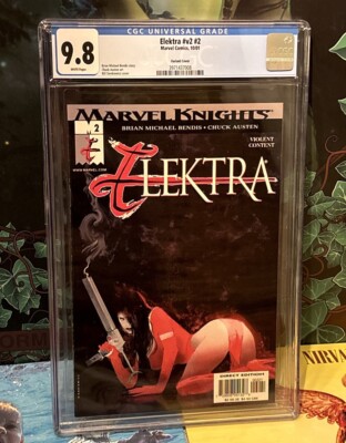 Marvel Knights Elektra V2 #2 Sienkiewicz Variant CGC 9.8 Graded NM+