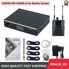 PSM300 566-590MHz In Ear Monitor System Wireless IEM System with 1 Receiver pe66