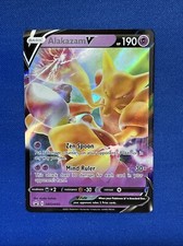 Alakazam V SWSH083 Black Star Promo Ultra Rare Holo Pokemon TCG Card NM