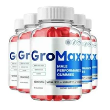 5-Pack Gromax Advanced Male Gummies to Boost Male Performance - 300 Gummies