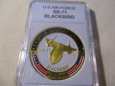 U S AIR FORCE SR-71 BLACKBIRD Challenge Coin
