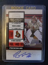 2010 11 Playoff Contenders Rookie Autograph #153 Robin Lehner Isles LV Knights