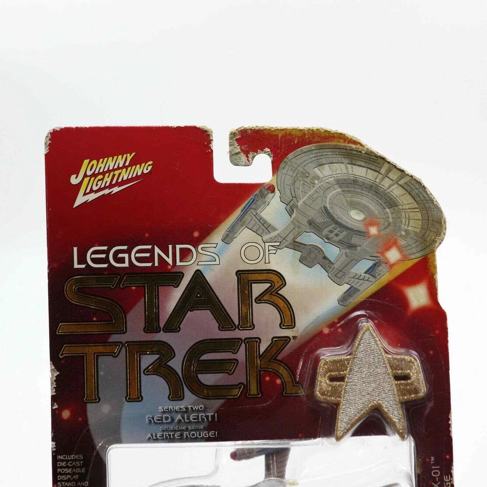 Johnny Lightning Legends of Star Trek Enterprise NX-01 com dano de batalha - Imagem 3 de 4
