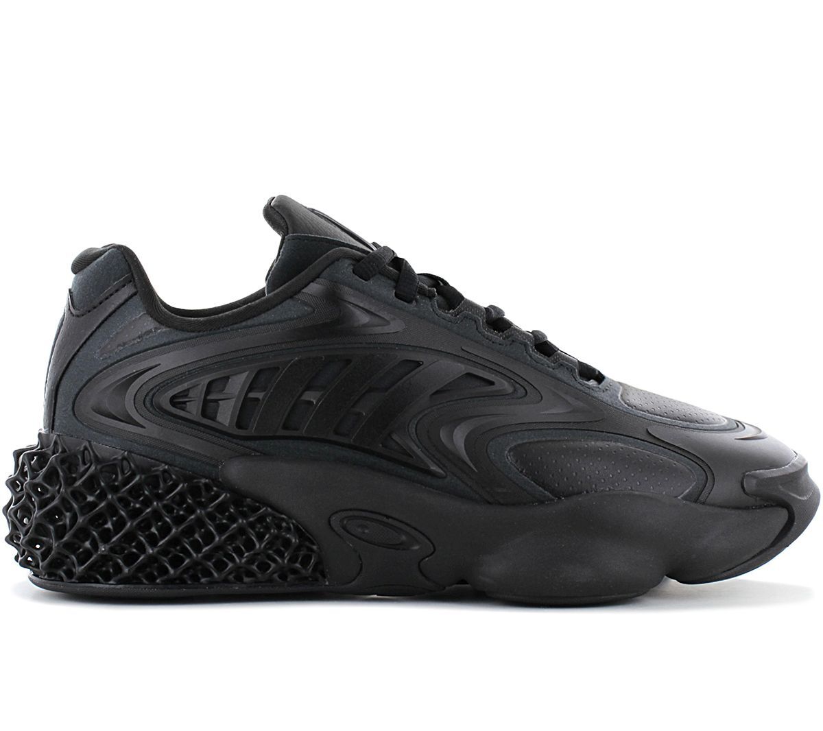 Мужские кроссовки Adidas originals 4D Crazed черного цвета GX9603 Спортивная повседневная обувь