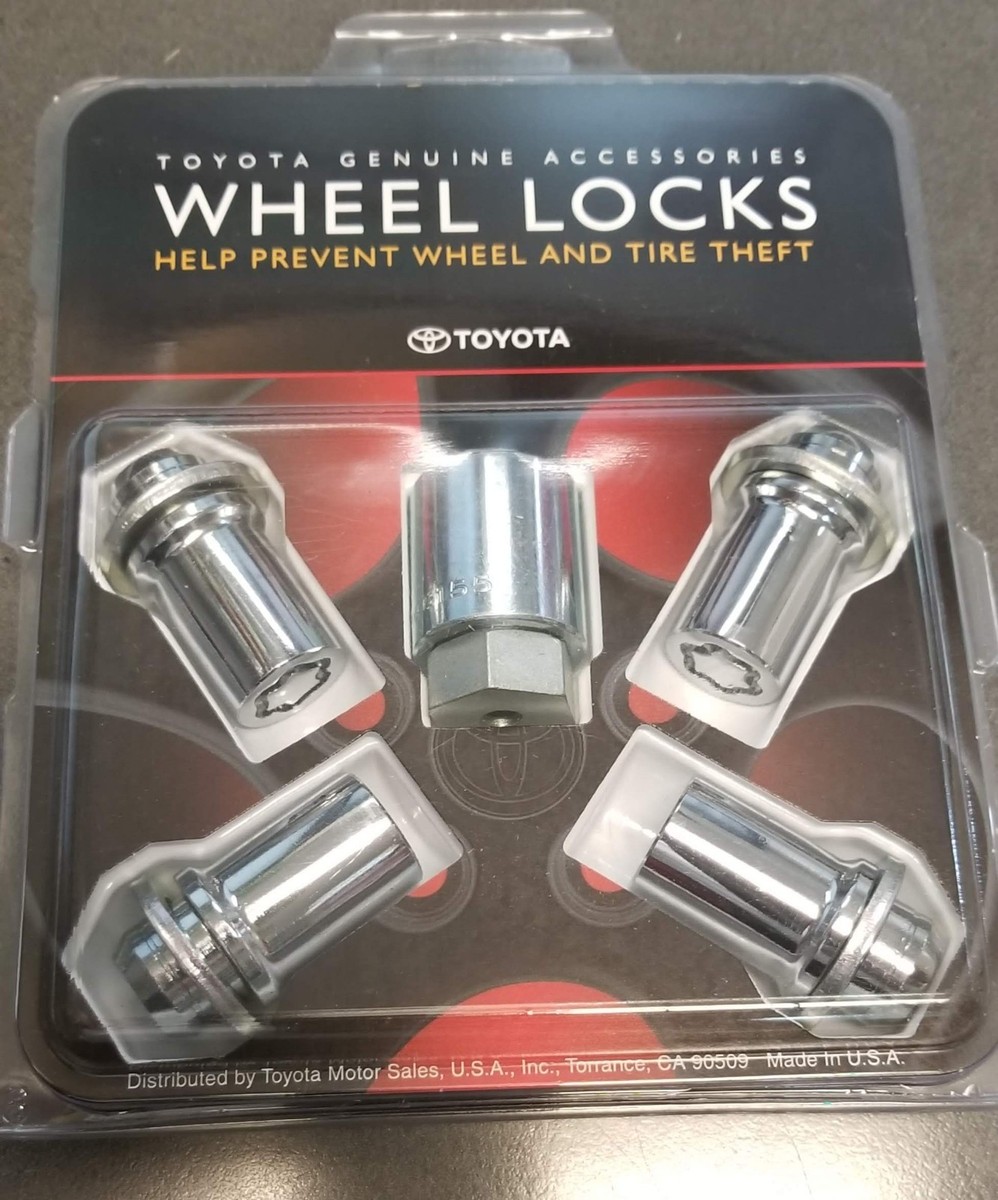 Toyota Alloy Wheel Lock Set 00276-00901 Genuine Toyota Accessory
