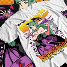 Morrigan Aensland T-shirt, Darkstalkers Shirt, Unisex Tee, Anime Waifu Gift, All
