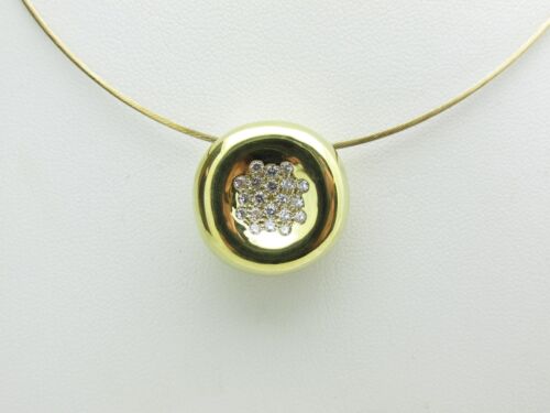 RARE VINTAGE SIGNED ROBERT LEE MORRIS RLM 18kt DIAMOND 16'' CHOKER NECKLACE - Picture 3 of 8