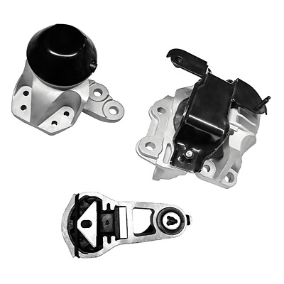 3pcs Engine Motor & Trans Mount Set for 2011-2014 2015 Ford Explorer 3.5L V6 