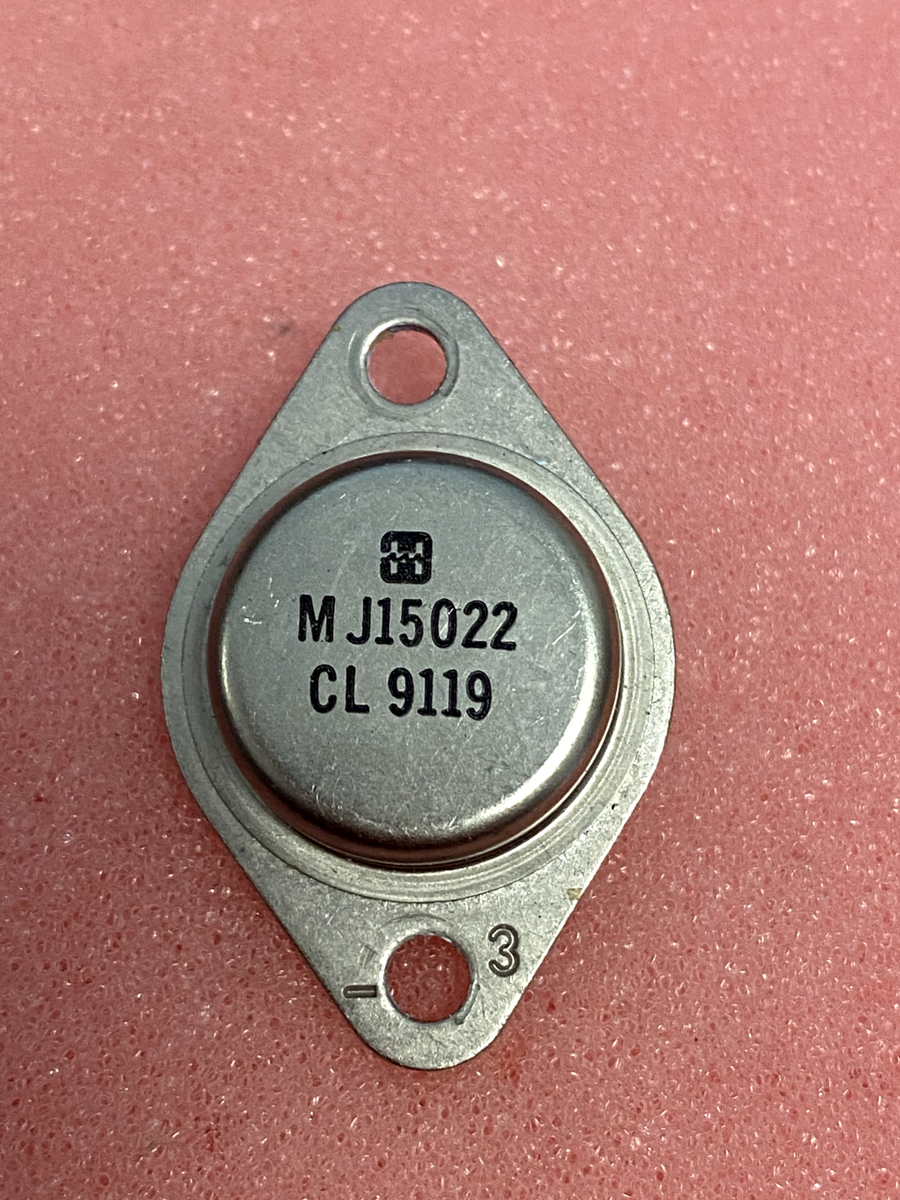 Harris MJ15022 BJT Single Transistor, NPN, 200 V, 16 A, 250 W, TO