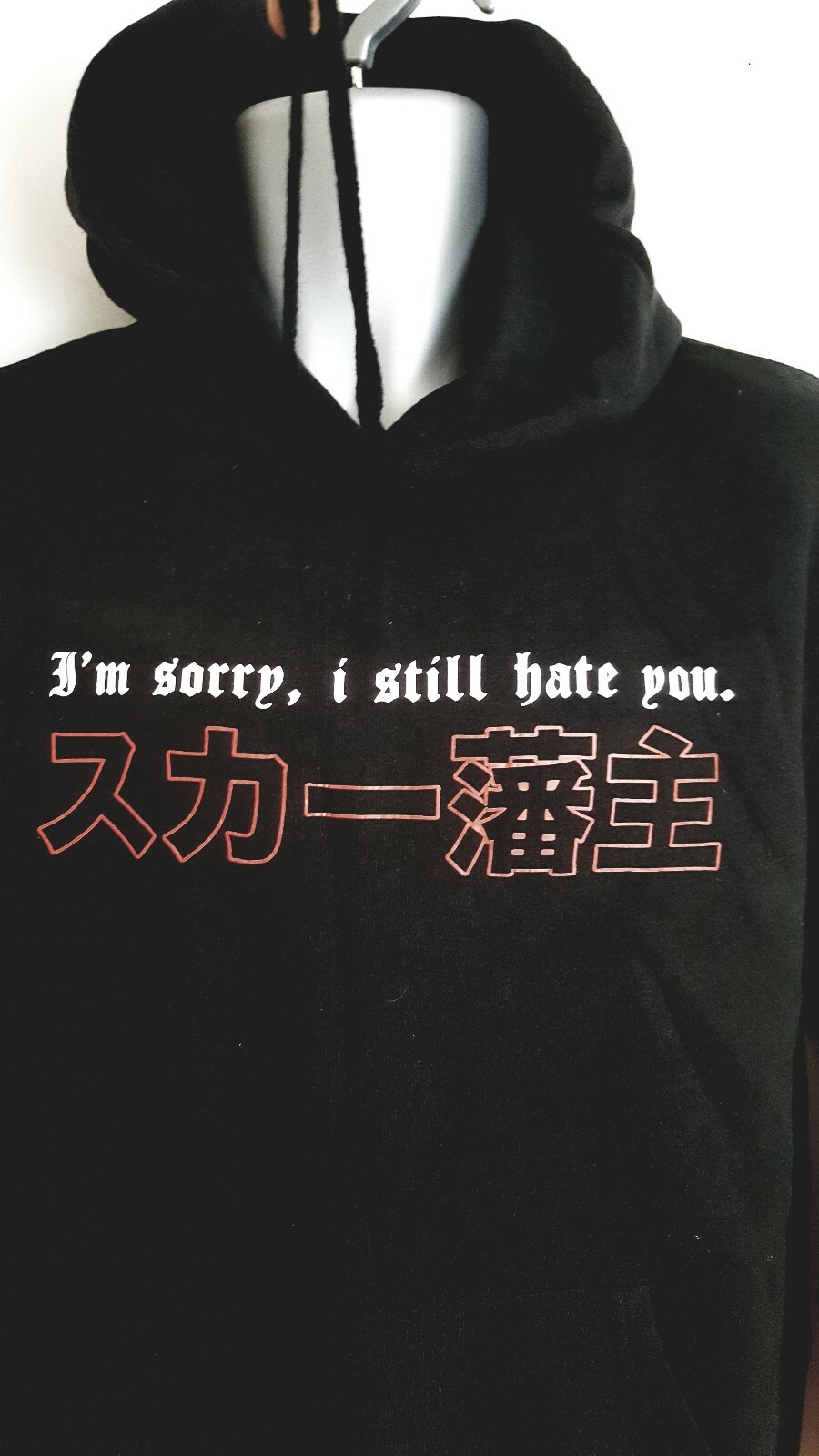 Unisex Fighters  Black Hoodie Size M  rrp £39 image 5