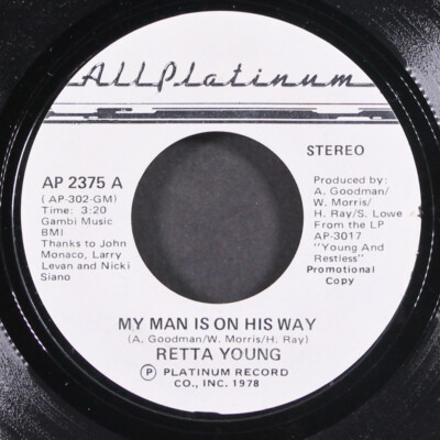 洋楽 RETTA YOUNG MY MAN IS ON HIS WAY Retta Young - My Man Is On His Way - YouTube