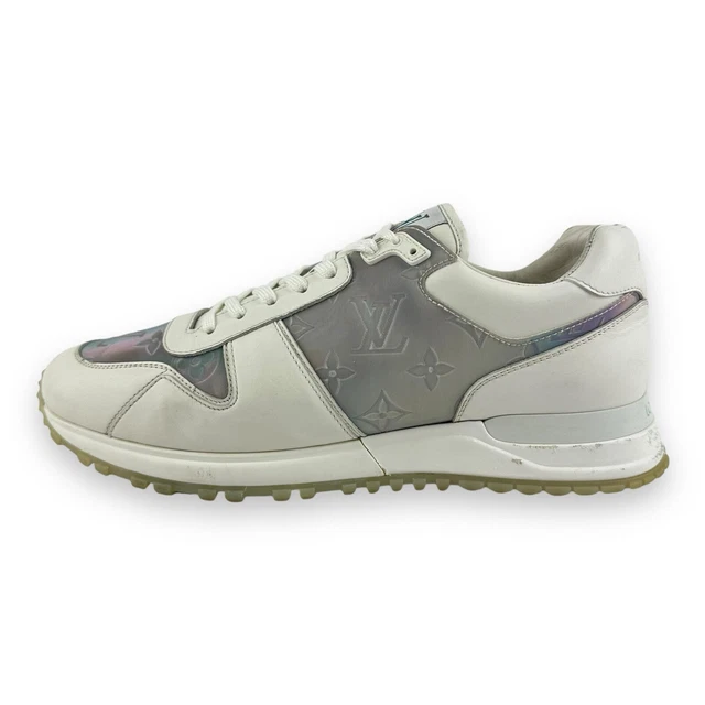Louis Vuitton LV White Iridescent Run Away Men's Trainers Size UK 6.5 EU 40.5