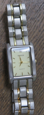 BIJOUX TERNER  Women's Watch  ZA-1993G  Stainless Steel  AS IS NEEDS BATTERY