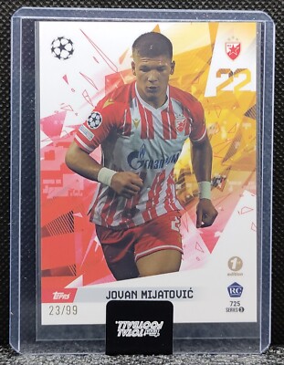2023-24 Topps Total Football RC Rookie 1st Ed Jovan Mijatovic 23/99 PR: 148 SSP