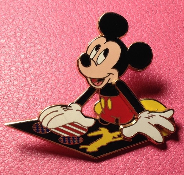 DISNEY PIN MICKEY MOUSE on Knees Super Star Trading Team LE New eBay