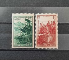 France 1941 Pour les prisonniers de guerre n° 474 et 475, NEUF** LUXE