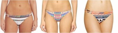 Mara Hoffman Spaghetti Träger Bikini Hose 94250 Neu