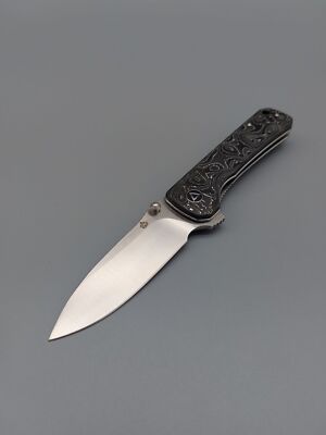 QSP Knife HAWK QS131-R Messer Taschenmesser S35VN Stahl Kohlefasergriff