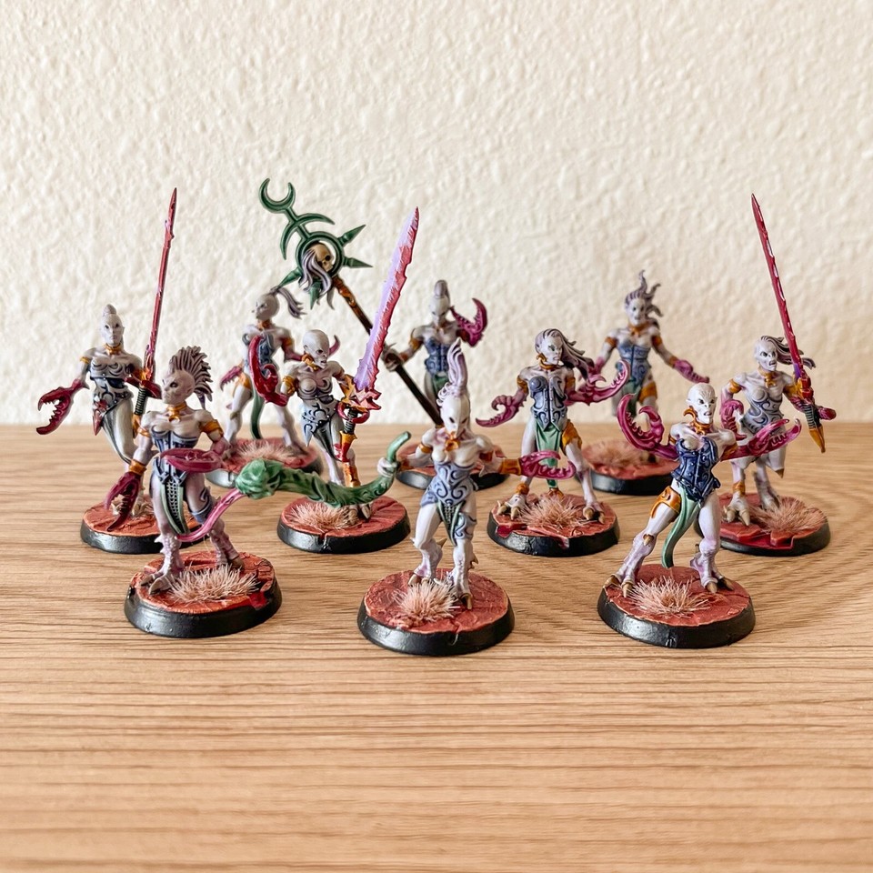 Infernal Enrapturess – Hedonites Of Slaanesh, Age Of Sigmar, Pro Painted