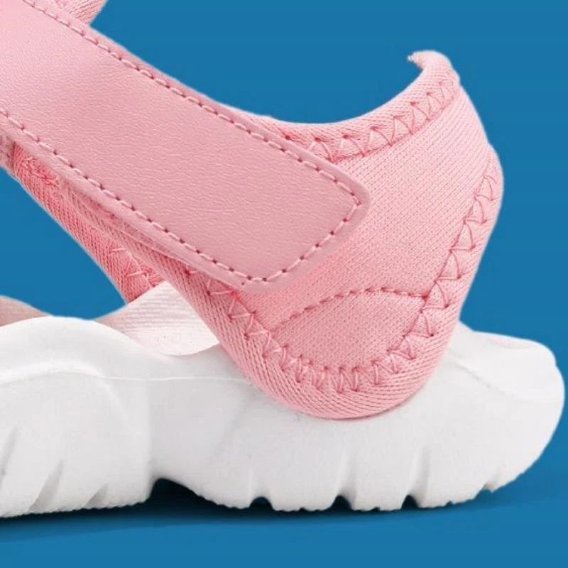 Sandalias suaves de verano para niños pequeños niñas antideslizantes niños playa caminar zapatos planos EE. UU. Foto 4 de 4