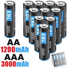 AA AAA 3000 / 1200mAh Lithium Battery Non-rechargeable Long Lasting Exp.2036