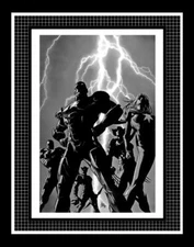 Dark Avengers #1 Cover Production Art by Mike Deodato Jr. - Iron Patriot Armor