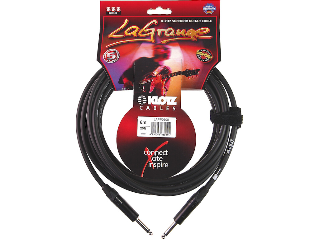 Приборная панель Klotz LAPP0600 Klinke - Лагранж Клинке, Шварц, 6 м