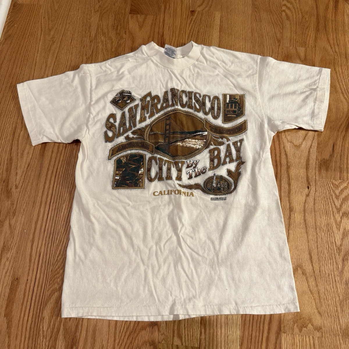 Vintage 1993 San Francisco California Single Stich Hanes Beefy-T