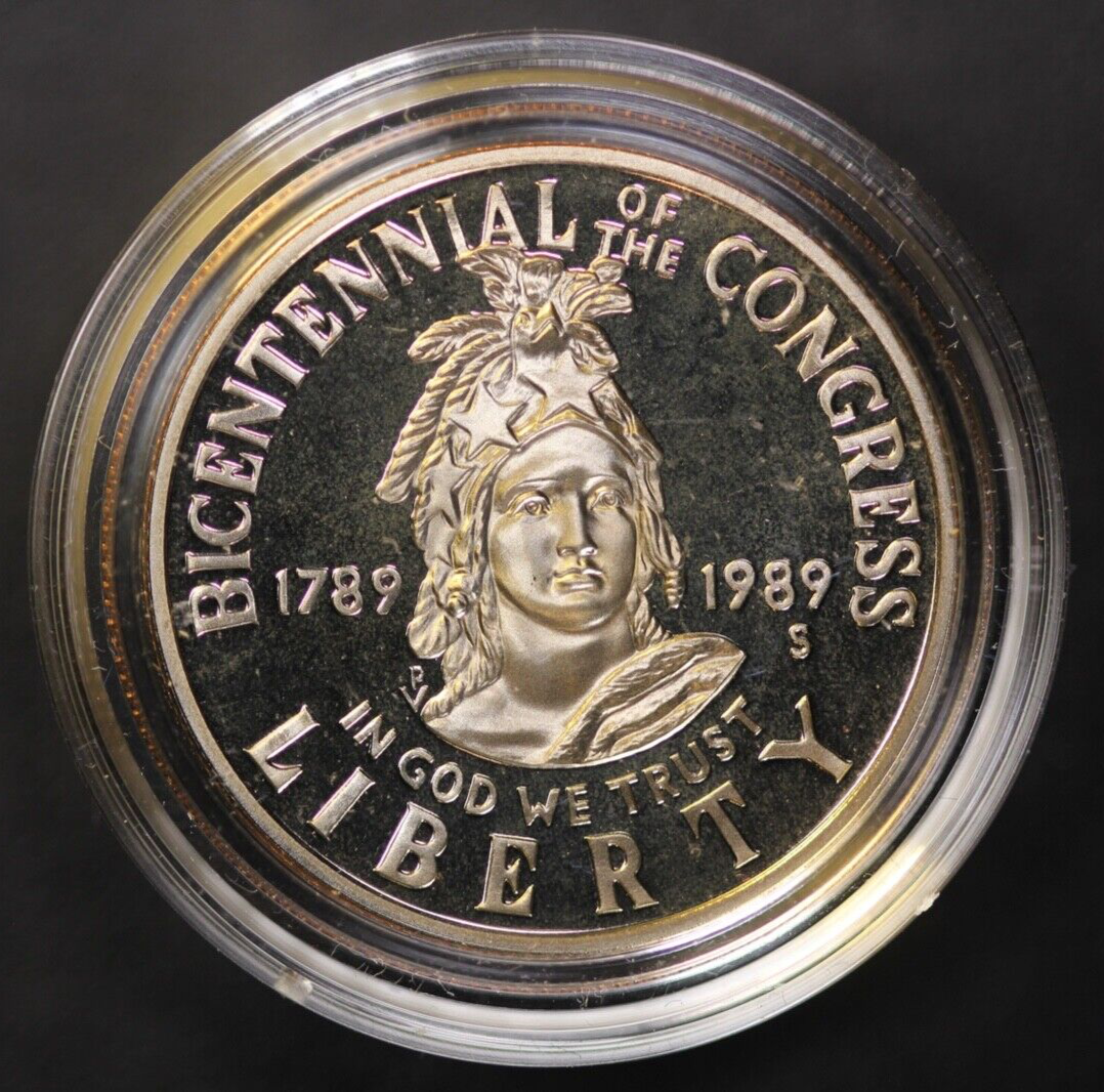 1789 1989 S Bicentennial Of The Congress Half Lot AA-4017 | eBay