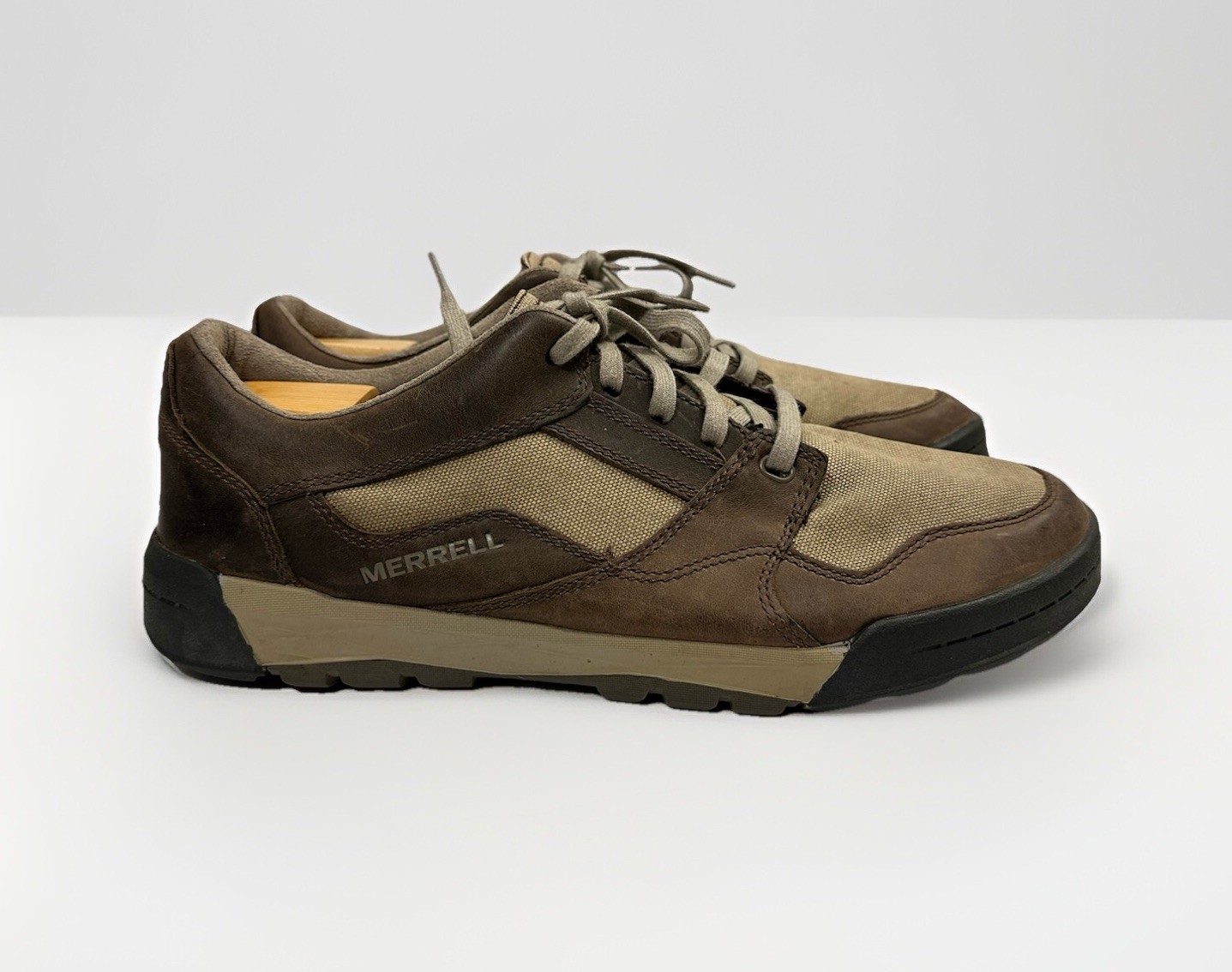 Scarpa uomo Merrell Berner Shift pizzo atletica casual boulder taglia 12 M