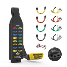 OBD2 Breakout Box OBDII Protocol Detector Car 16-Pin CAN Test Diagnostic Tool US