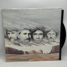 Willie Nelson Johnny Cash - Highwayman - 1985 US 1st Press - Ultrasonic Clean