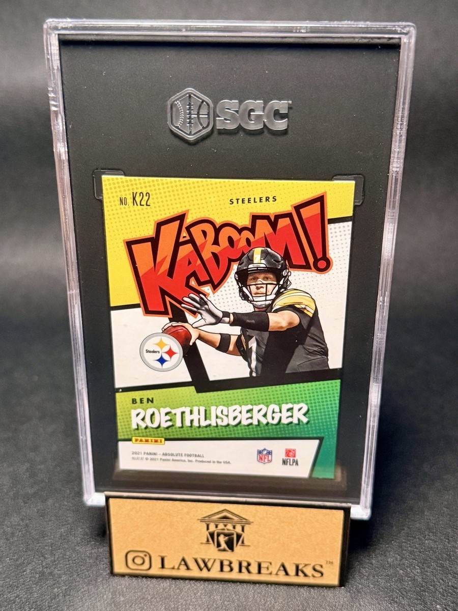 2021 PANINI ABSOLUTE VERTICAL KABOOM! #K22 - BEN ROETHLISBERGER