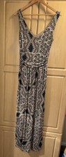 Anthropologie Maeve Jantina Maxi Dress M Medium Long Stretch Lined Pockets