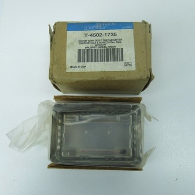 Johnson Controls T-4502-1735 Cover With Deg F Thermometer Switch Brushed Nickel