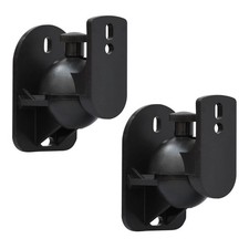 Bealuffe Speaker Wall Mount Brackets, Universal for Surround Black