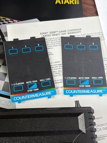 Atari 5200 Countermeasure Video Game w/ Box & Booklets