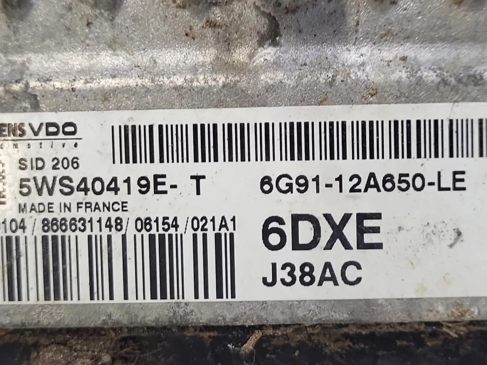 Centralina motore FORD GALAXY WA6 ECU 6G9112A650LE 1.8 Diesel 92kw 2008 27516543 - Immagine 4 di 4