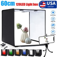 24inch LED Photo Studio Light Box Portable Folding Photography Shooting Tent Kit
