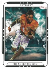 2023 Sage Artistry Black Bijan Robinson card #15 RC Longhorns Atlanta Falcons