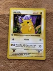Pokémon TCG Pikachu Yellow Cheeks 1st Edition Thick Stamp Base Set Lp WOTC