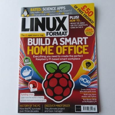 Linux Format Magazine Oct 2020 #268 Raspberry Pi Smart Home Office Docker Ubun